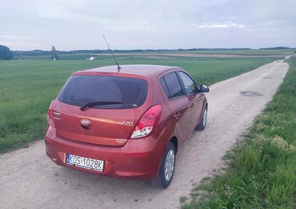 Hyundai i20 cena 20900 przebieg: 212650, rok produkcji 2012 z Dobrzyca małe 277